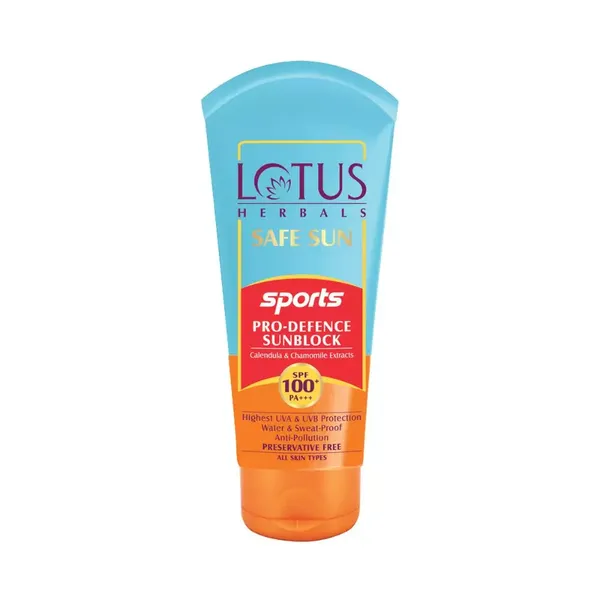 LOTUS F/CRM SAFE SUN SPORTS PRO CREAM SPF100 80GM