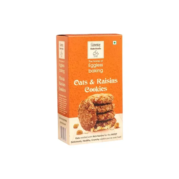 LOVELY BAKE OATS & RAISIN COOKIES 200GM