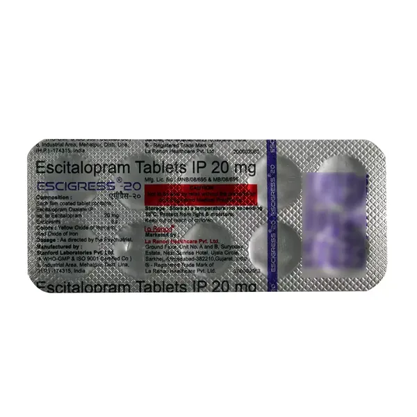 ESCIGRESS 20MG 10TAB