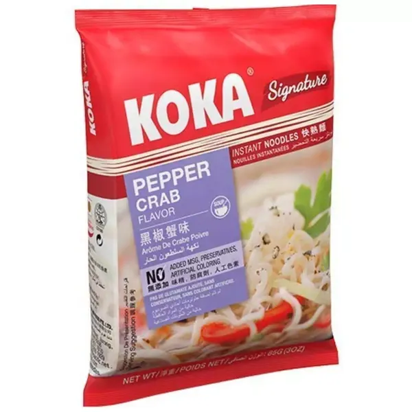 KOKA NOODLE PEPPER CRAB 85GM