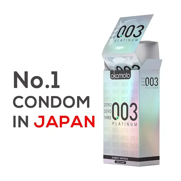 OKAMOTO CONDOM 003 PLATINUM 10PC