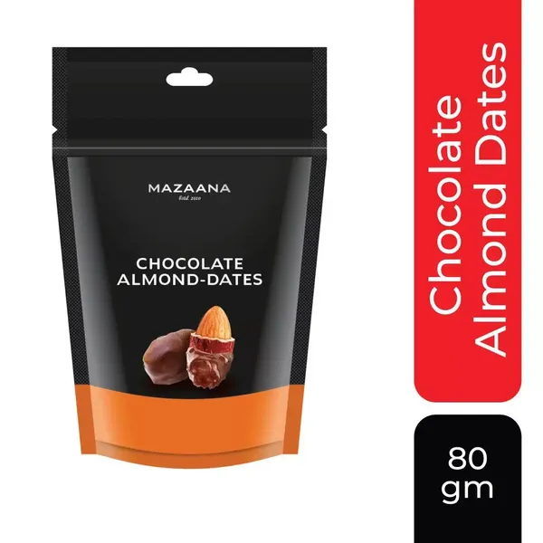 MAZAANA CHOC DATES ALMOND 80GM