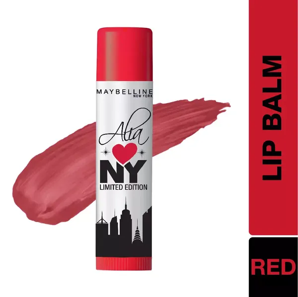 MAYBELLINE LIP BALM NY B. W. RED 4GM