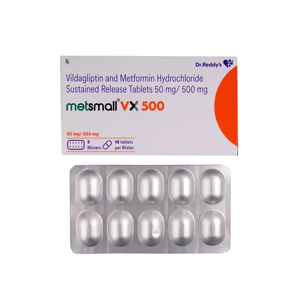 METSMALL-VX 500MG 10TAB