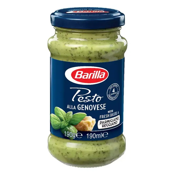 BARILLA PESTO GMENOVASES 190GM