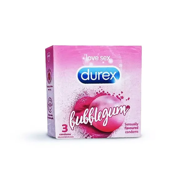 DUREX CONDOM BUBBLEGUM 3PC