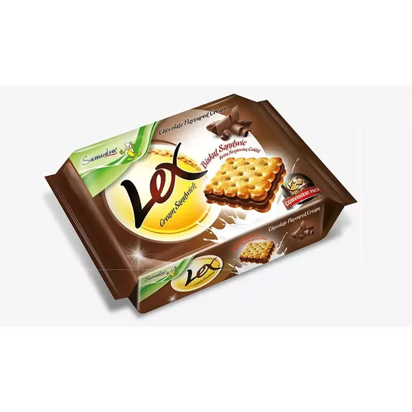 LEX BISC CREAM SANDWICH CHOC 190GM