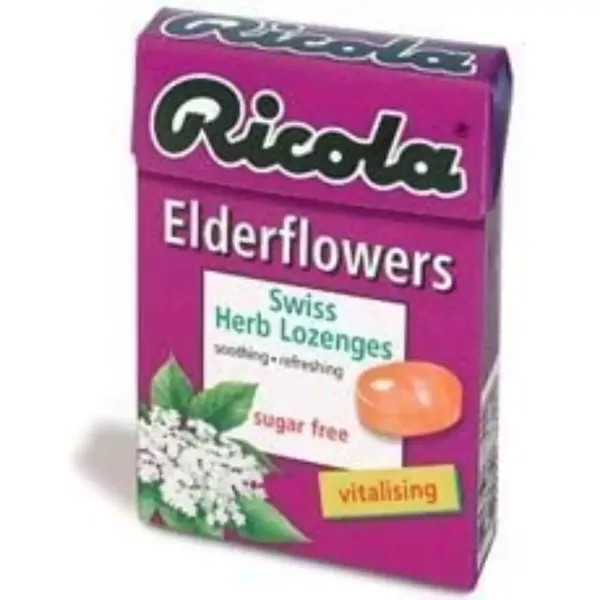 RICOLA ELDERFLOWER MINT S/F 45GM