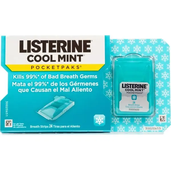 LISTERINE M/FR COOL MINT STRIPS 24PC