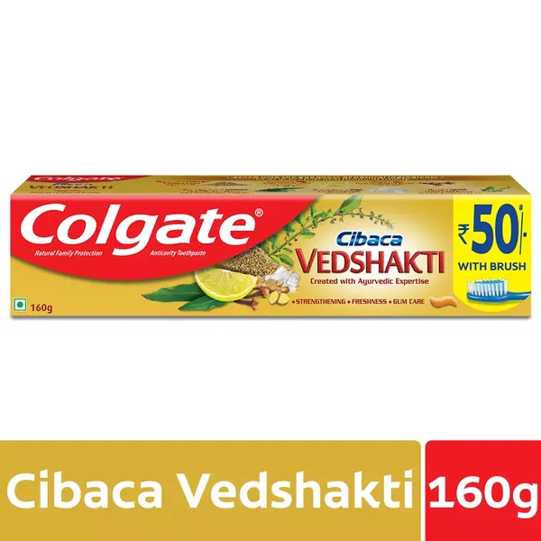 COLG T/PASTE CIBACA VEDSHAKTI 175GM