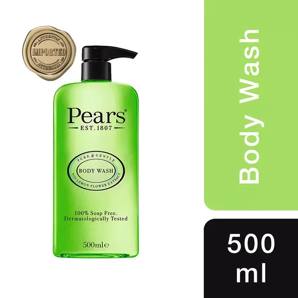 PEARS B/WASH LEMON 500ML