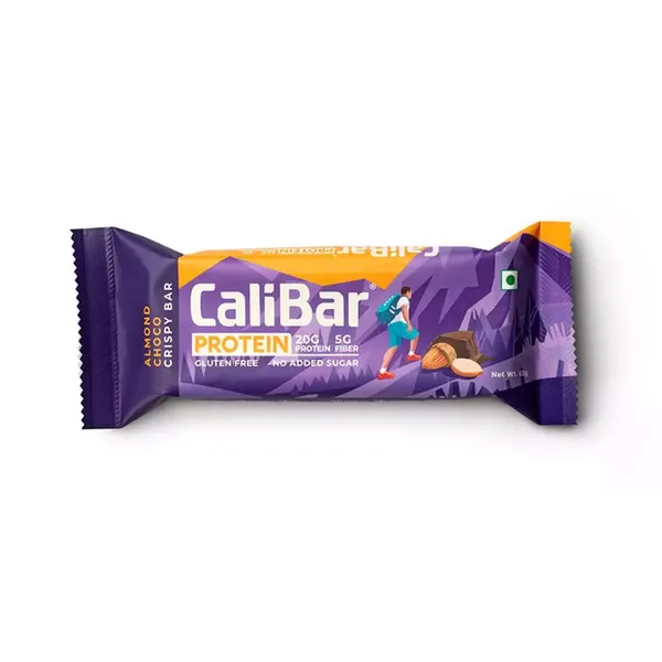 CALIBAR PROTEIN BAR ALMOND CHOC 65GM