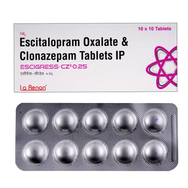 ESCIGRESS-CZ 0.25MG 10TAB