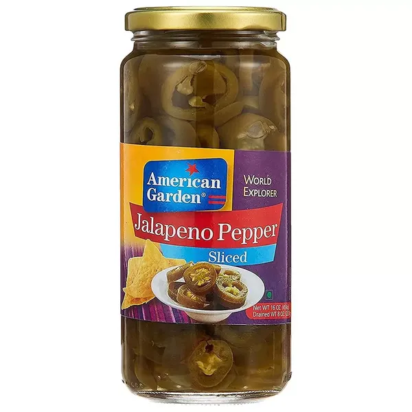 AMERICAN GARDEN JALAPENO PEPPER SLICED 454GM