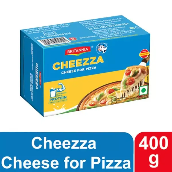 BRIT CHEEZZA PIZZA CHEESE 400GM