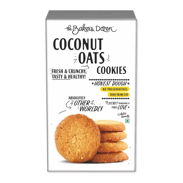 BAKER S DOZEN COCONUT OATS COOKIES 150GM