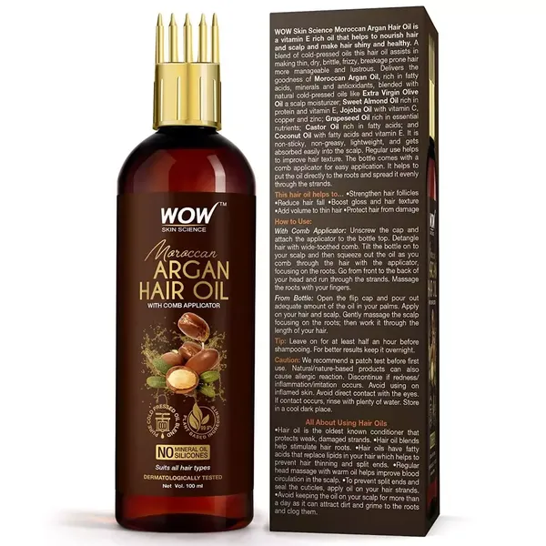 WOW MOROCCAN ARGAN HAIR OIL 100ML