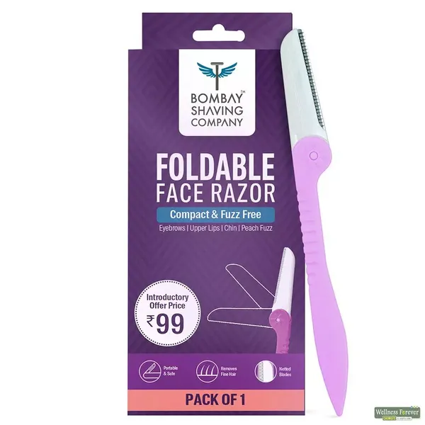 BOMBAY SHAVING FOLDABLE PRECISION FACE RAZOR FOR HER 1PC