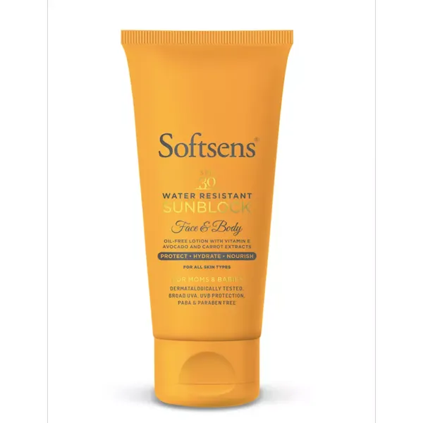 SOFTSENS SUN BLOCK MOMS/BABIES SPF30 50GM