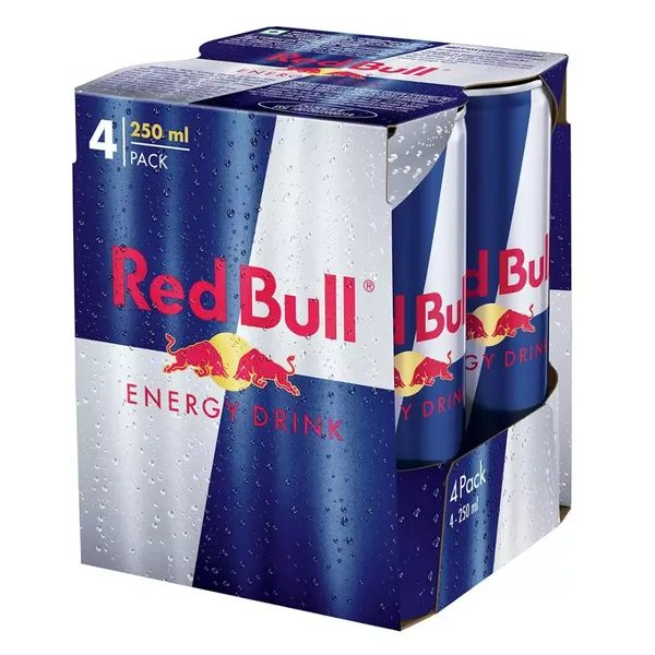 RED BULL SILVER CAN 250ML 4PC