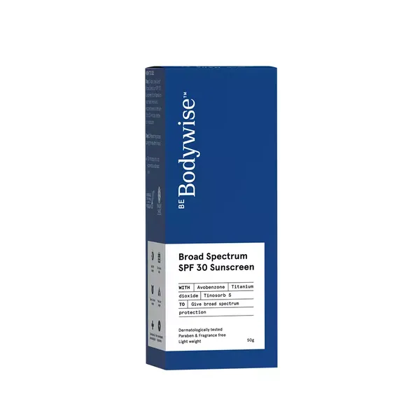 BE BODYWISE BROAD SPEC SPF30 SUNSCREEN 50GM