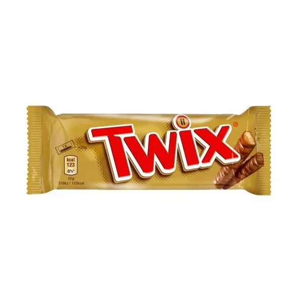 TWIX CHOC BAR 50GM