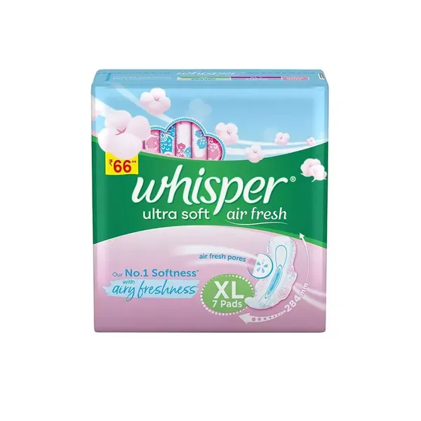 WHISPER SA/PAD ULTRA SOFT WINGS XL 7PC