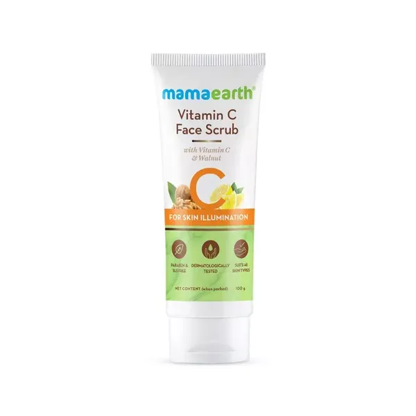 MAMAEARTH F/SCRUB VITAMIN C 100GM