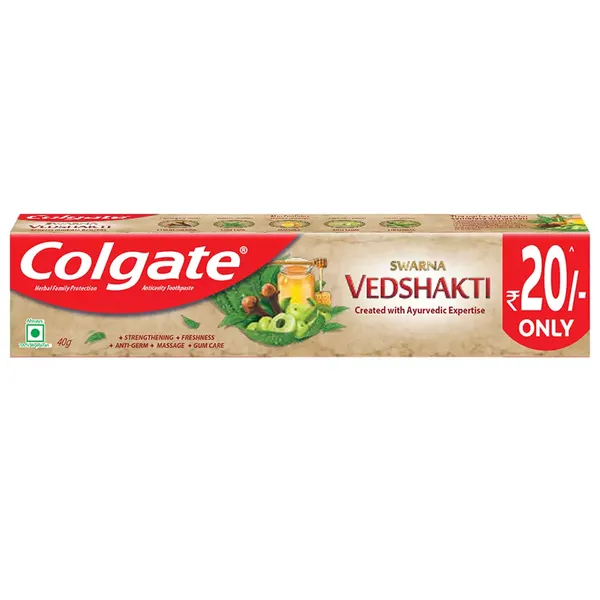 COLG T/PASTE SWARNA VEDSHAKTI 40GM