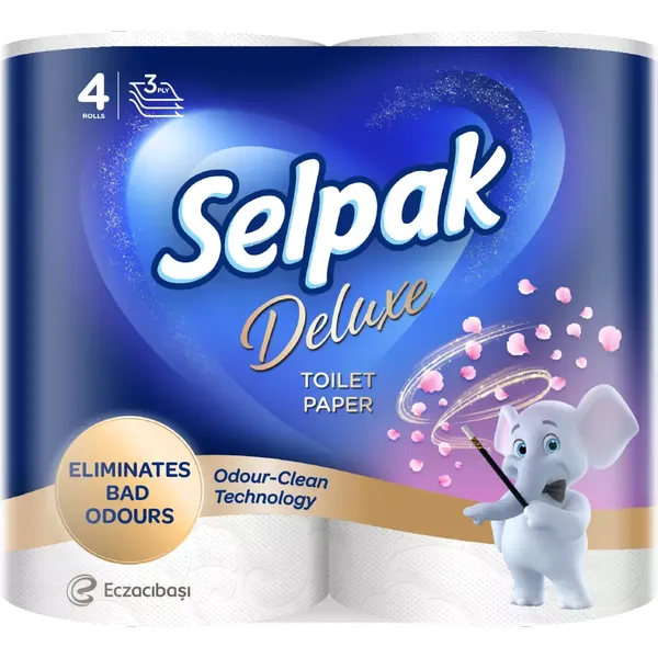 SELPAK TOILET ROLL DELUXE REFRESH FERFUME 4X3PLY 1PC