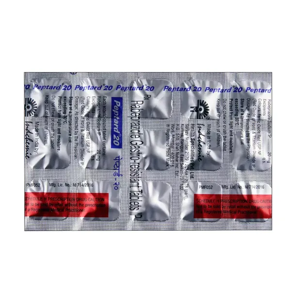 PEPTARD 20MG 15TAB