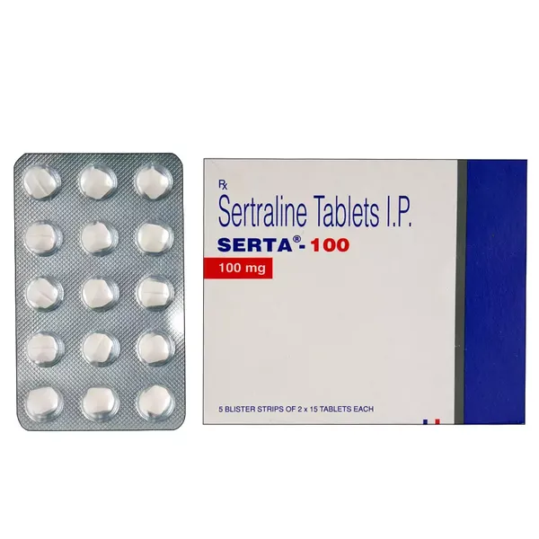 SERTA 100MG 15TAB