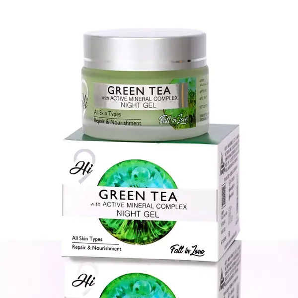 HI9 F/GEL NIGHT GREEN TEA 50GM