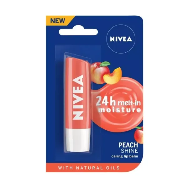 NIVEA LIP CARE PEACH 4.8GM