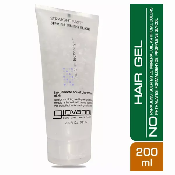 GIOVANNI ORG HR/GEL STRAIGHT FAST 200ML