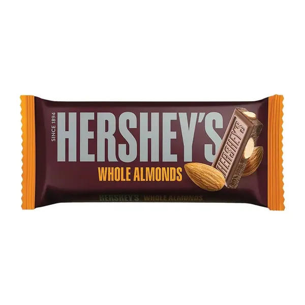 HERSHEYS CHOC ALMONDS 40GM