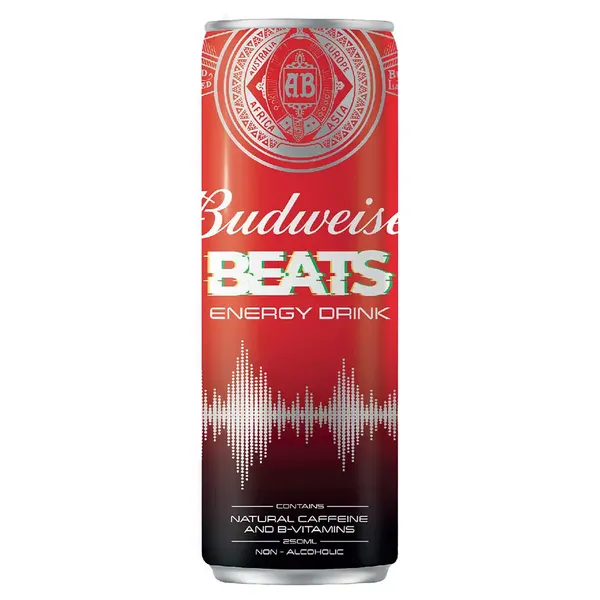 BUDWEISER BEATS ENERGY DRINK 250ML