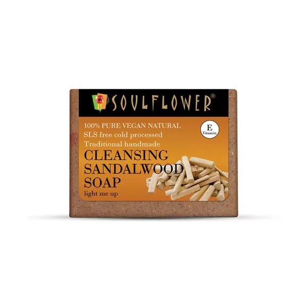 SOULFLOWER SANDALWOOD SOAP 150GM