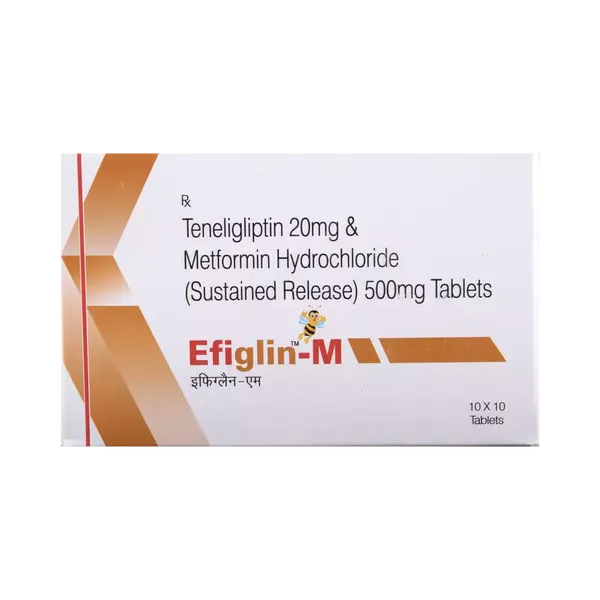 EFIGLIN-M 500MG 15TAB