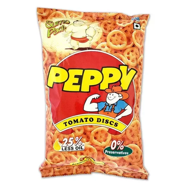 PEPPY TOMATO DICS 75GM