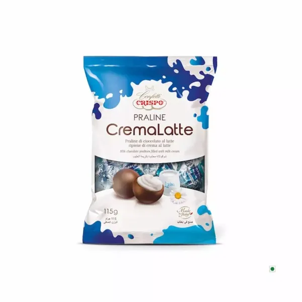 CRISPO CHOC PRALINE CREMA LATTE 115GM