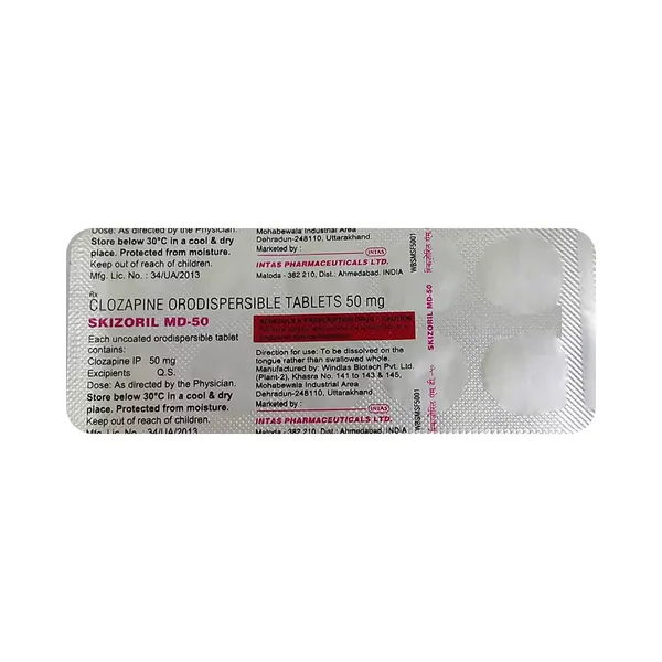 SKIZORIL-MD 50MG 10TAB