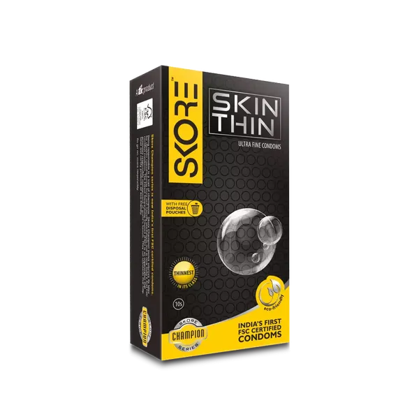 SKORE CONDOM SKINTHIN 10PC