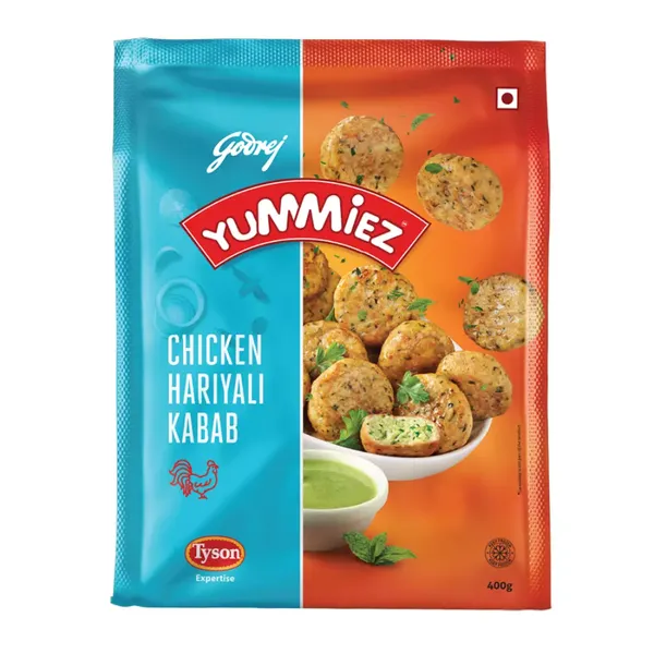 YUMMIEZ CHI HARIYALI KABAB ROYALE 400GM