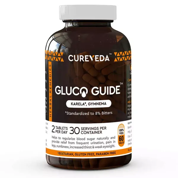 CUREVEDA GLUCO GUIDE 60TAB