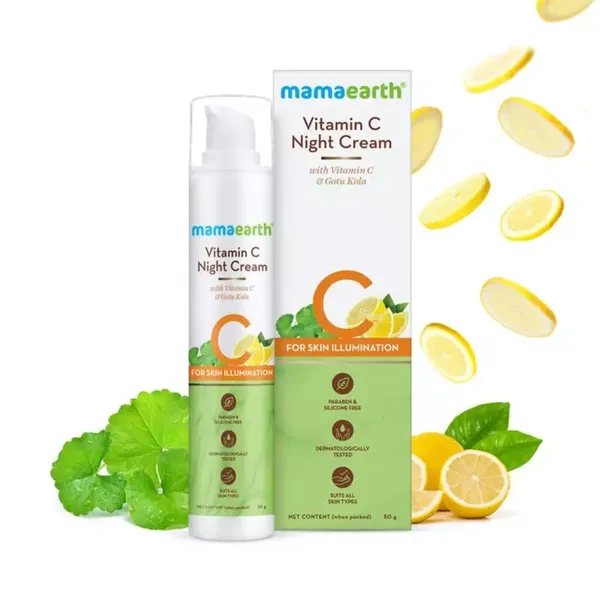 MAMAEARTH VIT C NIGHT CREAM 50GM