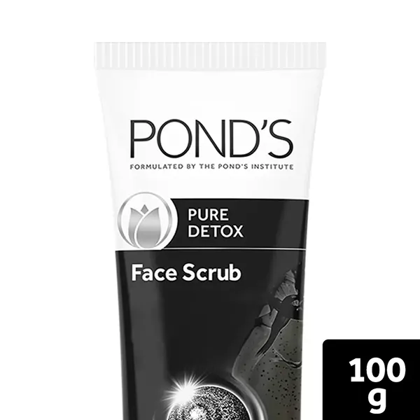 PONDS F/SCRUB PURE WHITE DTOXX 90GM