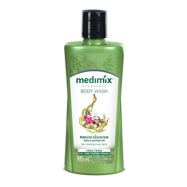 MEDIMIX B/WASH AYUR GLYCERINE/LAKSHADI OIL  250ML