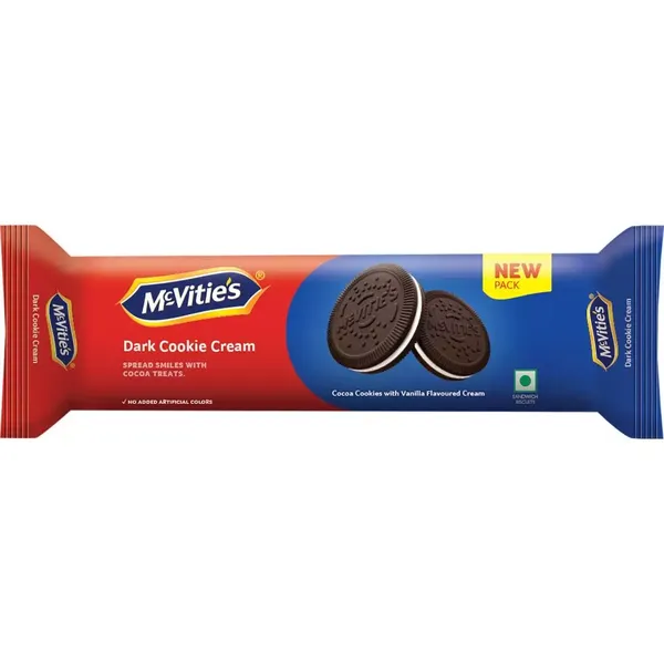 MCVITIES DARK COOKIES 120GM