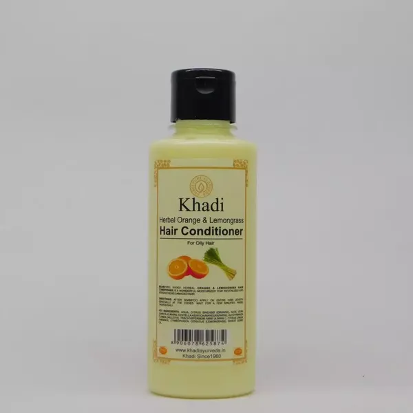 KHADI COND ORANGE LEMONGRASS 210ML